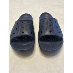 Crocs Sandals Men’s Size 11 Baya II Slides Blue Waterproof Shoes Slip On